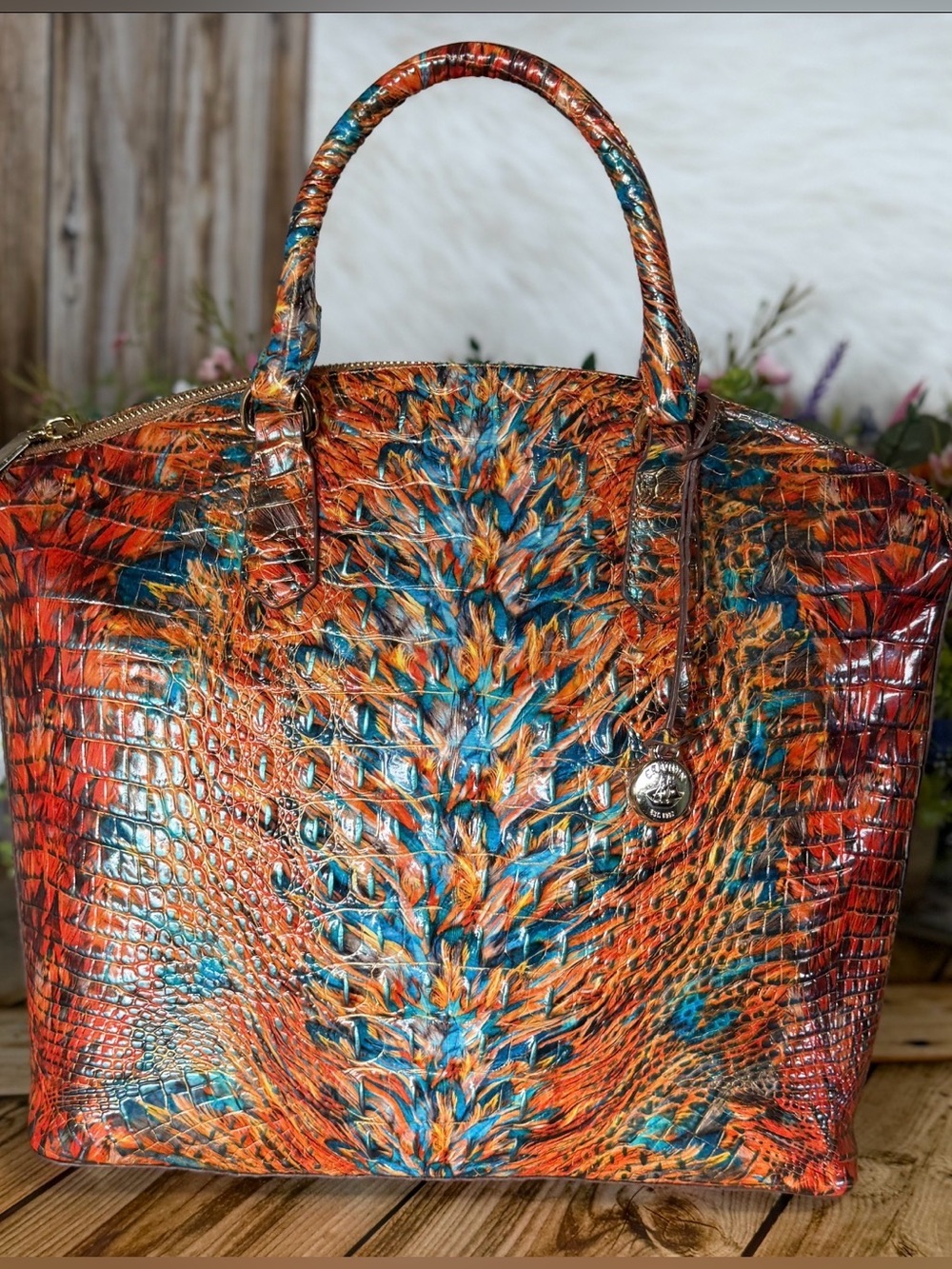 RARE UNICORN Brahmin Large Duxbury HOTROD HARD TO FIND NWT Limited Edition